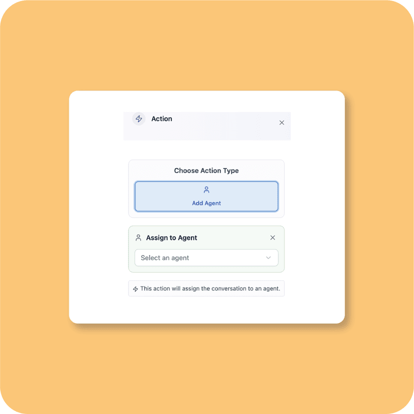 Integration interface mockup